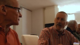 Sexy Teen Waitress Is Gangbanged By A Group Of Grandpas At The Office
